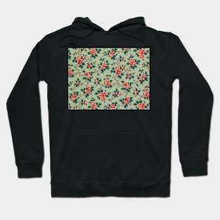 Romantic Floral Pattern Hoodie